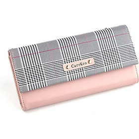 Ví Nữ Cầm Tay Thời Trang CarrKen Họa Tiết Caro Sang Trọng HN020