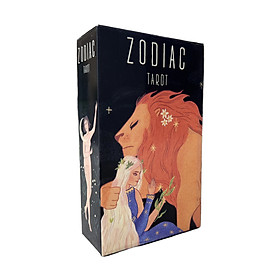 [Size Gốc] Bộ bài Zodiac Tarot 78 lá bài 7x12 Cm tặng đá thanh tẩy