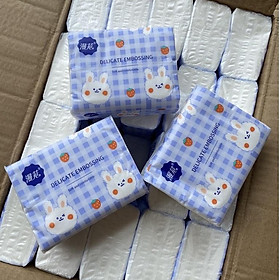 Mua THÙNG 40 GÓI GIẤY RÚT HÌNH THỎ/THÙNG 30 GÓI GIẤY ĂN CẦU VỒNG SIÊU DAI ( BÁN BUÔN GIẤY GẤU TRÚC ) -