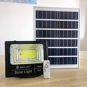 Đèn pha LED năng lượng mặt trời 100W