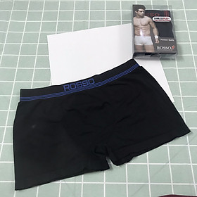 QUẦN LÓT BOXER NAM ROSSO 0204 MÀU ĐEN - BLACK UNDERWEAR