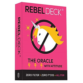 Bộ Bài Tarot Bói REBEL DECK - The Oracle with Attitude - Oracle Deck (60 Cards) Siêu Hot