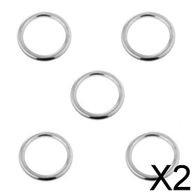 2X 5 Pcs. 304 Stainless Steel O- 15 Mm Inner Diameter for Boats And Outdoors.
