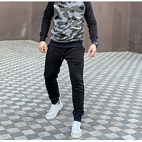 Quần Jogger Thun  Unisex Trẻ Trung Năng Động [Đen