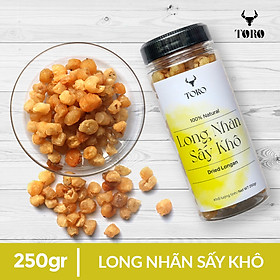 Long nhãn khô (Nhãn nhục) - Trà long nhãn TORO - Hũ 250gr