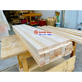 Mua - Thanh gỗ thông 2cm x 3cm x dài 120cm + láng mịn 4 mặt