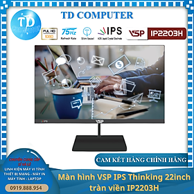 Mua Màn hình máy tính 22inch VSP IP2203H (21.45  IPS FHD 75Hz  HDMI+VGA) - Hàng chính hãng TECH VISION phân phối