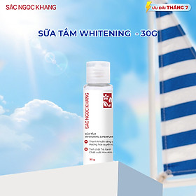 [Size du lịch] Sữa tắm dưỡng thể Nano Collagen Sắc Ngọc Khang giúp da sạch-căng mịn-trắng sáng (Chai 30ml)