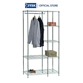 Mua Kệ đa năng | JYSK Vindinge | thép/nhựa PP | màu chrome | R90xS45xC180cm