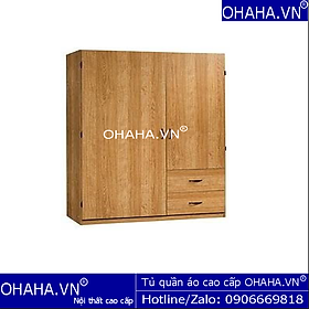 Mua Tủ quần áo gỗ cao cấp 1013-OHAHA 2 cánh mở