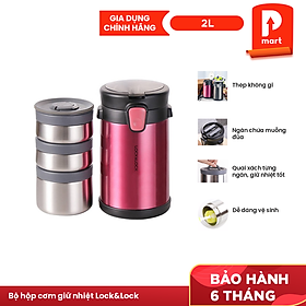 Bộ Hộp Cơm Giữ Nhiệt Easy Take Lunch Box Lock&Lock LHC8034 (2000ml)