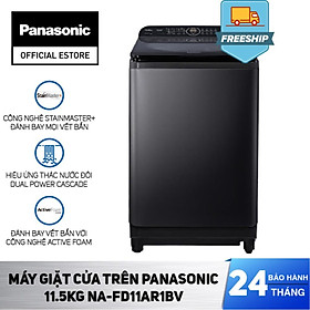 Hình ảnh [CHỈ GIAO TẠI HCM] - Máy Giặt Cửa Trên Panasonic 11.5KG NA-FD11AR1BV - Hàng Chính Hãng