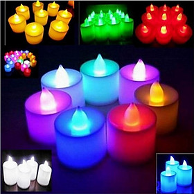 Mua Nến điện tử đèn led - Đèn sáp phụ kiện thôi nôi - Nến trang trí party đầy tháng