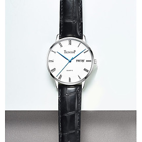 Đồng hồ nam chính hãng Teintop T7016-12 Fullbox, Kính sapphire ,chống xước,chống nước,dây da xịn, Mới 100%,Bảo hành 12 tháng,Thiết kế đơn giản ,trẻ trung và sang trọng