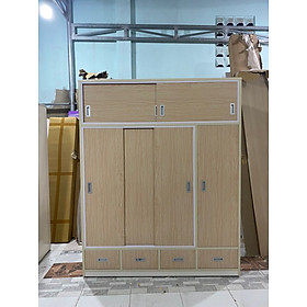 Mua Tủ áo lùa gia đình Tundo cỡ lớn giao lắp tận nhà 1m6 x 2m4