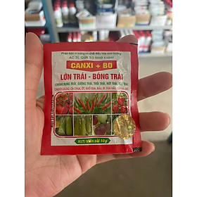Canxi Bo chuyên Rau Màu dạng viên sủi 10g; giúp lớn trái, bóng trái, chống rụng hoa và trái, chống nứt trái