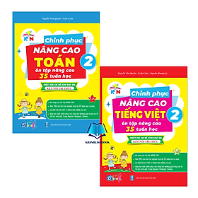 Sách - Combo Chinh Phục Nâng Cao Toán và Tiếng Việt Lớp 2 - Kết nối