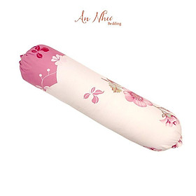 Vỏ gối ôm35x100 vỏ gối, bao gối ôm cotton poly hoa lá đẹp