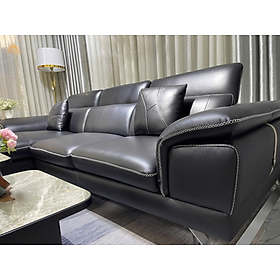 Mua Sofa góc L da bò Italy Juno sofa SFLCT28 dài 2m9 x 1m8 - hàng cao cấp chuẩn da bò nhập khẩu Ý