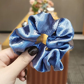 Cột Tóc Vải Scrunchies, Dây Buộc Tóc Scrunchies Nhiều Màu Hàn Quốc SC03 cực kì xinh xắn