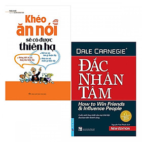 Hình ảnh Combo Đắc Nhân Tâm + Khéo Ăn Nói Sẽ Có Được Thiên Hạ (Tặng kèm vở TIKI)