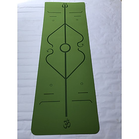 Thảm yoga định tuyến 8mm TPE(kèm túi đựng+dây buộc thảm )-Hoa văn ngẫu nhiên