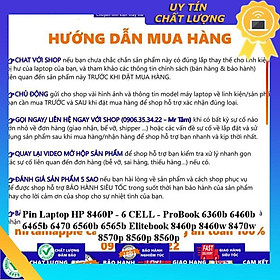 Mua Pin dùng cho Laptop HP 8460P ProBook 6360b 6460b 6465b 6470 6560b 6565b Elitebook 8460p 8460w 8470w 8570p 8560p 8560p - Hàng Nhập Khẩu  MIBAT736