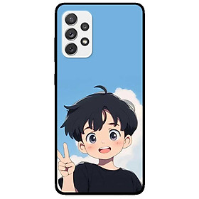 Ốp lưng cho Samsung A16 - A06 - A23 - A32 4G - A52 - M33 - Ảnh Đôi Say Hi 1 - Hàng Chính Hãng