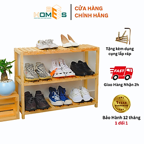 Mua Kệ giày gỗ Behomes 3 tầng 80 cm