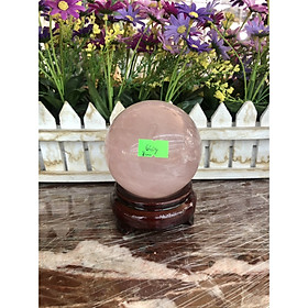 Mua Quả cầu phong thủy đá thạch anh hồng - Đường kính 8cm và 8 5cm