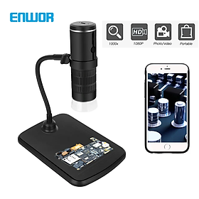 Mua Quà Tặng Trị Giá 199K-Kính Hiển Vi WiFi F210 Phóng Đại 50x-1000x HD 1080P  Tương Thích HĐH Androdi-IOS Cảm Biến CMOS 2Megapixel 8 LED _ Hàng Chính Hãng