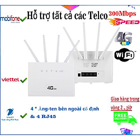 Bộ phát Wifi Từ Sim 4G/5G – CP806 (4 Anten Tích Hợp, Router Wifi Không Dây, Tích Hợp Nhiều Cổng WAN/LAN) hàng nhập khẩu