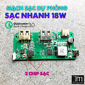 Mua Mạch Sạc Dự Phòng Sạc Nhanh 2 Chip 18W + 12W