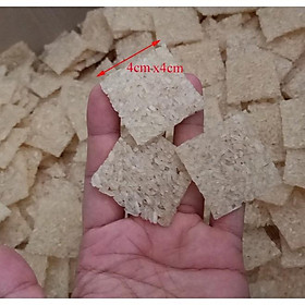 Cơm cháy nếp chưa chiên 4x4cm,6x9cm,10x10cm loại cơm cháy tươi ngon Kim Chi foods