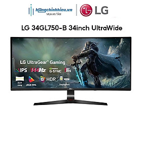 Mua Màn Hình LG 34GL750-B 34inch UltraWide IPS 144Hz 1ms G-Sync Hàng chính hãng