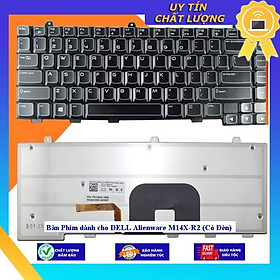 Bàn Phím dùng cho DELL Alienware M14X-R2 (Có Đèn) - CHÂU ÂU - Hàng Nhập Khẩu New Seal