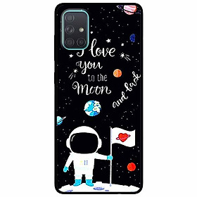 Ốp lưng dành cho Samsung A51 mẫu Tình Yêu Vũ Trụ