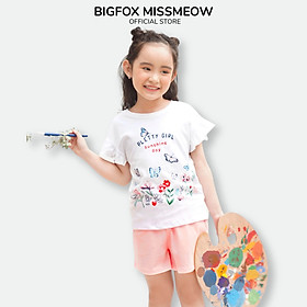 Đồ Bộ Bé Gái Size Đại Bigfox Miss Meow Mùa Hè Kiểu Hàn Quốc Vải Cotton Mềm Mại In Pletty Girl Dễ Thương Size 3-11 Tuổi 30kg 40kg - 95cm, 11 - 13kg (3) - BỘ BG Pletty Girl