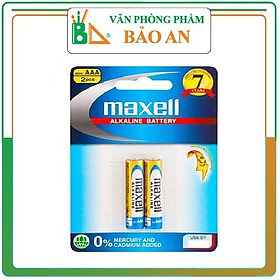 Pin Đũa AAA, Pin Tiểu AA Maxell Vỉ 2 Viên- Pin AA