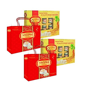 Combo 2 hộp Nước Yến Sào win sNest Nhân Sâm 6 Lọ x 70 ml Hộp phù hợp cho