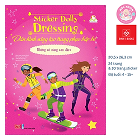 Sách Sticker Bóc Dán Quần Áo Búp Bê Cho Bé Gái - Sticker Dolly Dressing - Đinh Tị