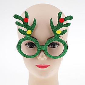 Kids Novelty Glitter Reindeer Sunglasses Christmas Party Glasses