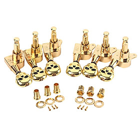 6R Guitar Tuning Pegs Machine Heads For Electric Guitar Parts Gold