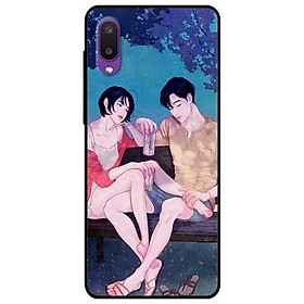 Ốp lưng dành cho Samsung Galaxy A02 mẫu Cặp Đôi Chill