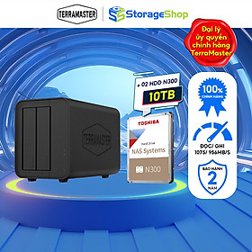 Mua Bộ Thiết bị lưu trữ DAS TerraMaster D2-320+N300 Hàng chính hãng