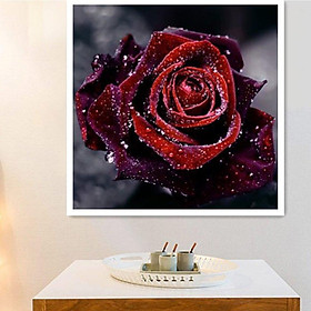 5D Diamond Painting Living Room Full Diamond Rose Paste Diamond Painting