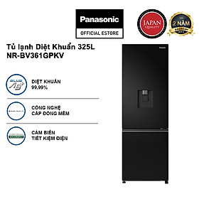 Tủ lạnh Panasonic Diệt Khuẩn 325L NR-BV361GPKV Lấy Nước Ngoài Kháng Khuẩn - Cấp Đông Mềm - Ngăn Đá Dưới - Hàng chính hãng