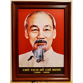 Ảnh in dầu chân dung Chủ Tịch HỒ CHÍ MINH 