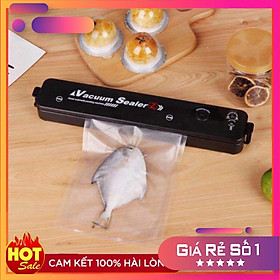 Mua Máy Hút Chân Không Thực Phẩm Kèm Hàn Miệng Túi Vacuum Sealer ( tặng 10 túi hút ) BBZ Store