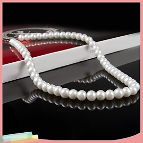 Bộ trang sức vòng cổ và lắc tay ngọc trai trắng